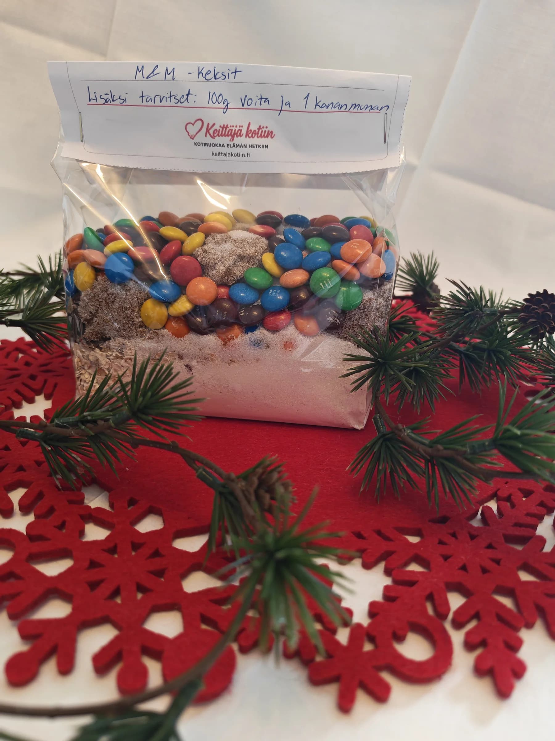 M&M-keksiainekset